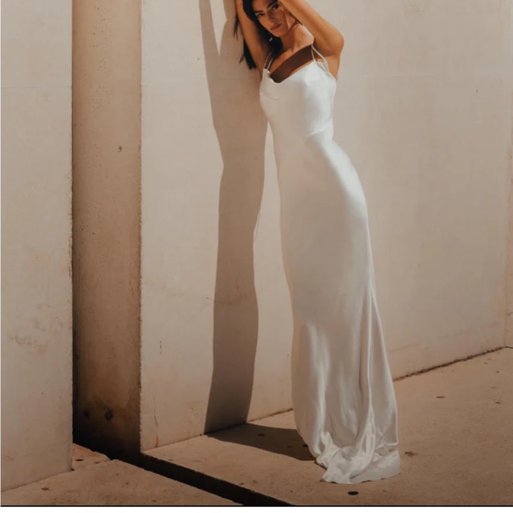 Galia lahav lilou bias cut dress